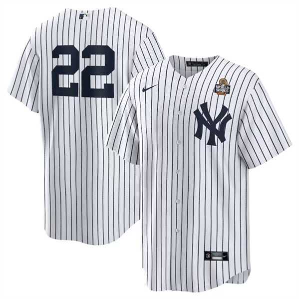 Men's New York Yankees #22 Juan Soto White 2024 World Series Cool Base Stitched Jersey Dzhi,We sell and wholesale Men's New York Yankees #22 Juan Soto White 2024 World Series Cool Base Stitched Jersey Dzhi on line form chian!